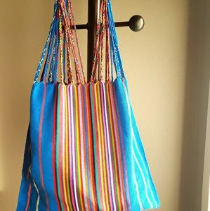 New Boho Mexican Artisan Handwoven Tote/Beach Bag